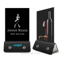 For Night Club Bar+Shop Store Advertising Marketing Promotion Table Top Sign Board+Poster+Frame Holder Stand Power Bank Charger