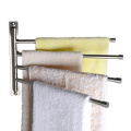 Bathroom accessories swing arm Towel Holder wall mounted Towel bars stainless steel brushed towel rack 2 / 3 / 4 bars