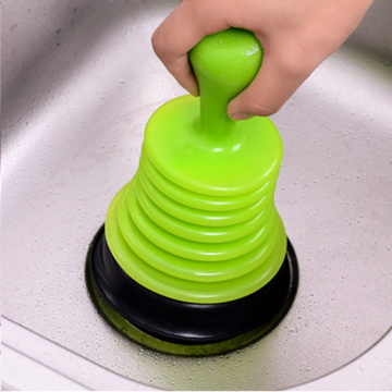 Household Powerful Sink Drain Pipeline Dredger Cup Piston Sink Drain Cleaners Toilet Brush Suction Cups Toilet Plunger Whoelsale