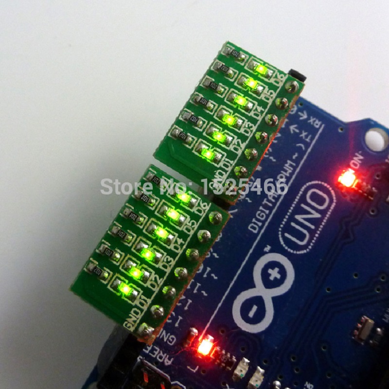 2pcs 3-12V Green LED Module Board for MCU Expansion Breadboard Zigbee CC2530 NRF24LE1 STM8 Xilinx Altera Lattice Actel FPGA CPLD