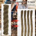 5/10PCS Tinder Rope Outdoor Drill Activity Kit Camping Tools Survival Development Training Camping Equipment Fire Tool