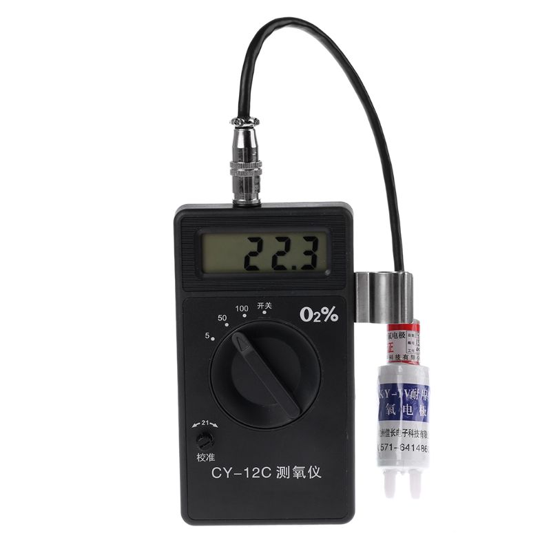 Portable O2 Oxygen Concentration Content Tester Meter High Accuracy Oxygen Detector Monintor Gas Analyzer