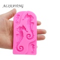 DIY Seahorse Fondant Sugarcraft Silicone Mould Cake Decoration Tools Baking chocolate Polymer Clay Resin Mold D1418