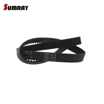 SUMRAY HTD 5M Timing Belt 5M-600/605/610/615/620/625/630/635/640/645mm Pitch Length 15/20/25mm Belt Width Synchronous Belt 1PC