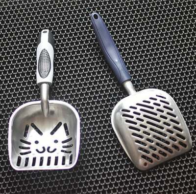 large aluminum alloy cat littler scoop tofu sand bentonite metal large cat litter shovel