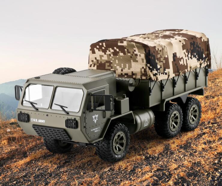 Canvas Camouflage Body Cover Cloth Upgrade Spare Parts for WPL/FY/JJ 6WD 6x6 Drive RC Military Army Truck Models