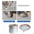 Strong Quality Aluminium Foil Butyl Rubber Tape Pipe Glass Floor Roof Window Wall Waterproof Adhesive Sealer 1.5mm Thick