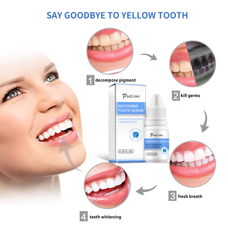 Teeth Whitening Pen Essence Oral Cleansing Oral Hygiene Serum Remove Plaque Stains Tooth Whitener Pen Cleaning Serum Dental Tool