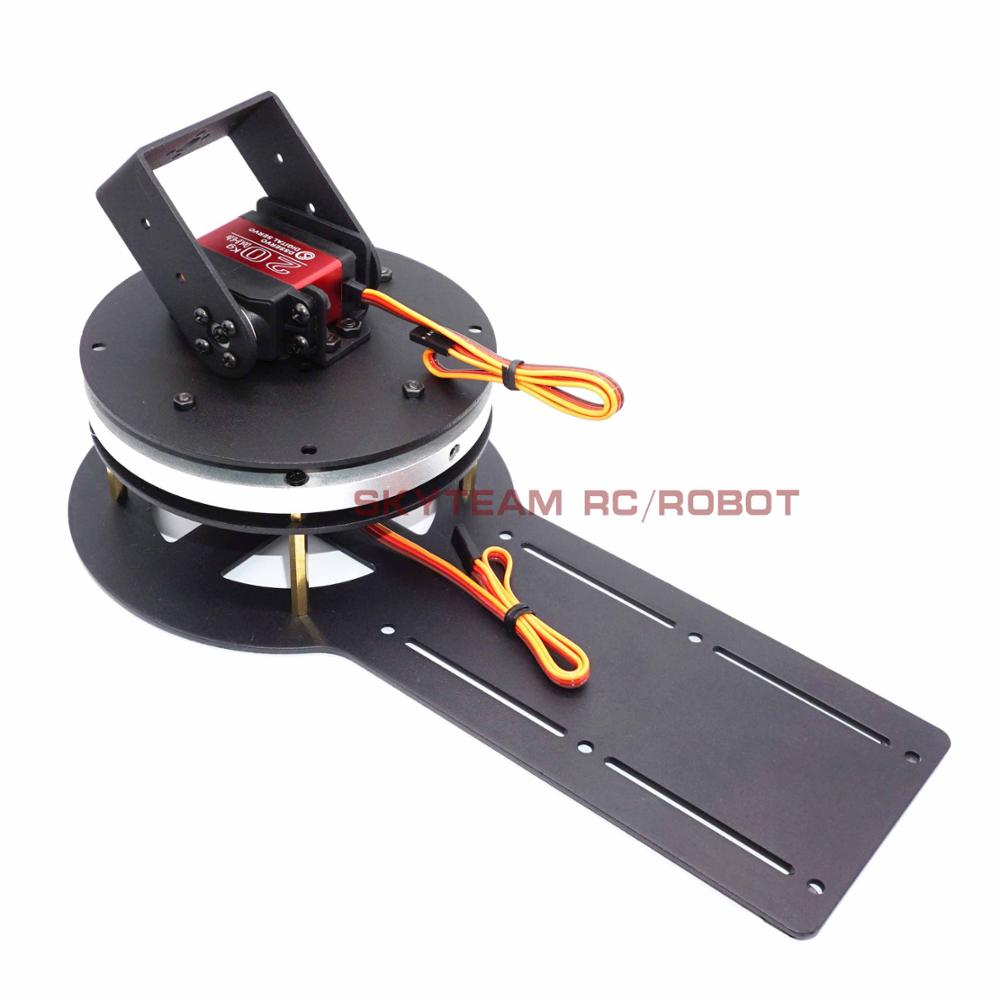 DIY DSS 2DOF Rotatable Rotary Robot Arm Base Platform 20kg Digital Servo FPV drone track antenna ground station