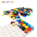 Aquaryta 900pcs Building Blocks Round Tile 1x1 Compatible with 98138 DIY Educational Bricks Figure Creative DIY Toy Kids Gifts