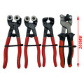 1pc 8 inch Mosaic Pliers with Wheel Blades Round Glass Pliers Cutter For Glass Tile Ceramic Cutting and Breacking Hand Tool