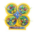 Children Boy Girl Fishing Toy Set Suit Magnetic Play Water Baby Toys Fish Square Hot Sales For Kids Free Shipping Xmas Gift Toys