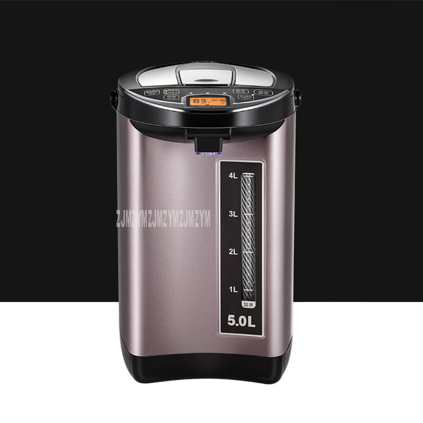 5L 850W Household 304 Stainless Steel Automatic Intelligent Keep Warm Electric Air Pot Burning Water Bottle Water Boiler Kettle