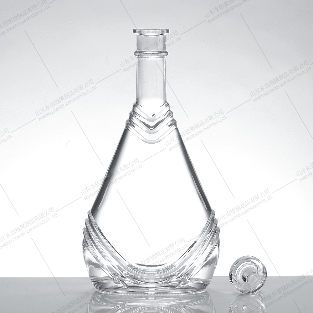 Design Sense Glass Wine Bottle