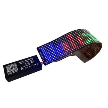 12*48 Flexible LED Display Foldable Nightclub Lighting DJ Equipment Decorations Cloth Hat Insert Flexible Led Screen
