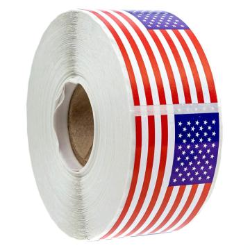 50-250pcs USA Patriotic Sticker American Flag Stickers for notebooks cards and scrapbooking Office Stationery Sticker