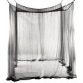 New-4-Corner Bed Netting Canopy Mosquito Net for Queen/King Sized Bed 190*210*240cm (3 colors)