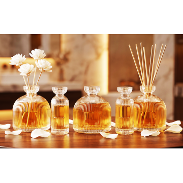 Ribbed Glass Reed Diffuser Bottle