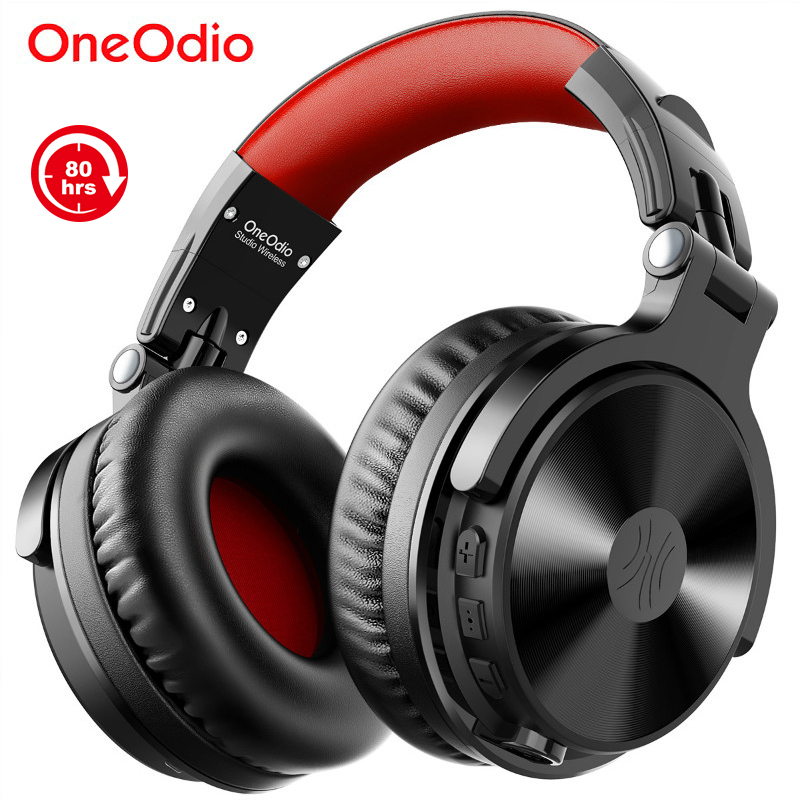Oneodio 80h Wireless Bluetooth 5.0 Headset Wired Gaming Headphones With Microphone For PC PS4 Call Center Office Skype Headphone