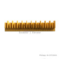 Escalator Yellow Plastic Demarcation L47332135A L199mm W40.5mm 22Teeth Front Right