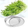 4Pcs Stainless Steel Sprouting Jar Lids with 2 Stands for Wide Mouth Sprout Jars T8WB