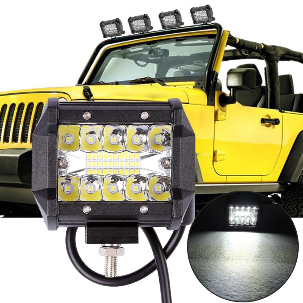 4INCH LED WORK LIGHT Off Road 4WD ATV Motorcycle Car 4X4 Driving Headlight ATV SUV Truck Additional Auxiliary Indicator Fog Lamp