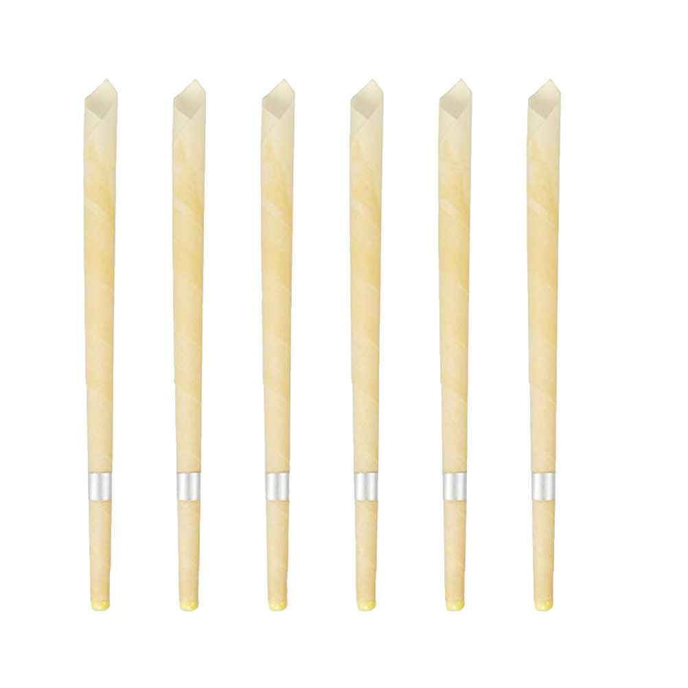 10Pcs Ear Wax Candle Ear Beeswax Ear Wax Remover With Plug Healthy Care Wax Removal With 5pcs Trays And 10pcs Swab