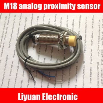 M18 analog proximity sensor / 0-8MM linear displacement sensor / 0-10V 10-0V output Proximity switch