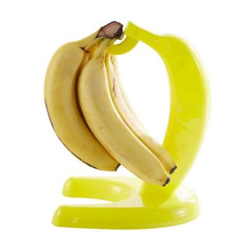 Fruit Fresh Keeping Storage Hook Holder Decoration Yellow Banana Shape Fruits Display Stand Desktop Banana Grape Hanging Rack