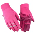 Cycling Gloves Unisex Anti-slip Reflective Warm Full Finger Riding Ski Gloves Touch Screen Windstopper Fahrradhandschuhe