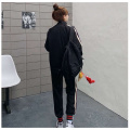 New summer and autumn ladies sportswear two-piece suit women loose suit fashion sweater casual running wear jacket