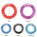 MTB Road Bike Cassette Freewheel Cover Locking Flywheel Cover Ring Ultra Light 7075 Aluminum Alloy Bicycle Parts Accessories