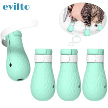 evilto Silicone Cat Paw Protector for Bath Soft Adjustable Anti-scratch Bite Shoes Boots Cat Grooming Supplies Pet Cat Claw Cap