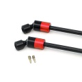 2Pcs Hard Steel CVD Universal Joint Drive Shaft Axle Upgrade Accessories for Traxxas 1/10 E-Revo Summit RC Car
