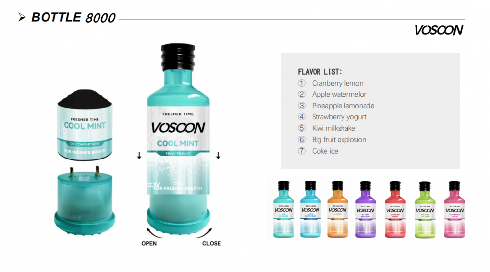 Bottle 8000 Vape