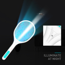 USB Rechargeable Electric Mosquito Flying Swatter Bug Zapper Racket Insects Killer With LED Illumination Dropshipping