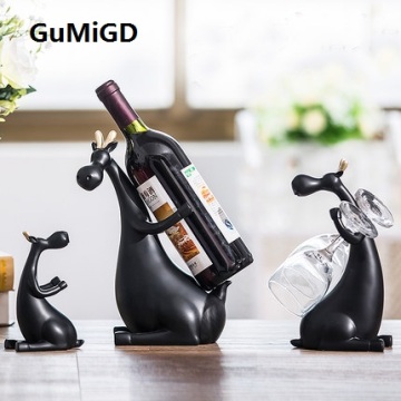 North European modern wine rack deer ornaments creative living room decoration Home Furnishing TV cabinet cabinet housewarming g