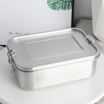 1200ML Lunch Box 304 Stainless Steel Food Container Kids Bento Box With Removable Separator Sealed Leak-Proof Thermal Metal Box