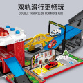 Multifunctional container truck Children's educational toys Fire truck storage rail car Parking lot large boy toy gift set