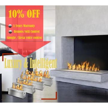 Inno living 60 inch intelligent chimenea etanol burner with remote inserts