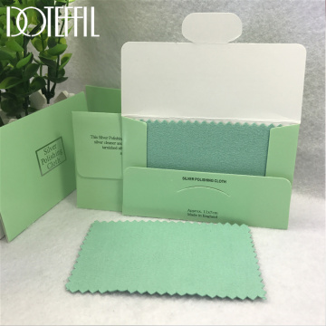 DOTEFFIL 20pcs 925 Sterling silver Jewelry Cleaning Cloth Silver Polishing Cloth 11x7cm Women 925 Silver Jewelry Cleaning Cloth