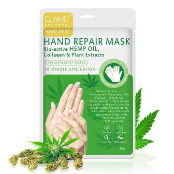 Hand Mask Paraffin Effective Hemp Oil Hand Mask Gloves Foot Mask Pedicure Exfoliating Collagen Nourish Moisture Whiten Skin Care