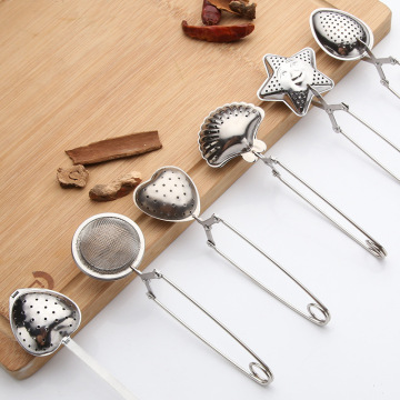 1pc Tea Filter Strainers Tea Infuser Stainless Steel Mesh Tea Strainer Coffee Herb Spice Filter Diffuser Handle Tea Kitchen Tool