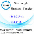 Shantou Port LCL Consolidation To Tangier