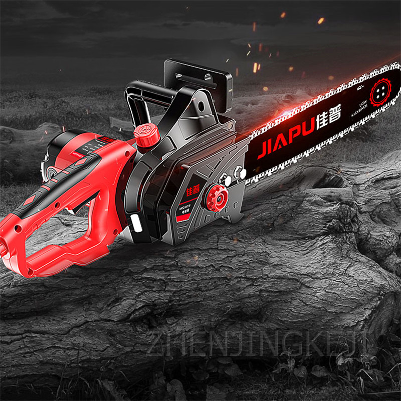 Electric Handheld Logging Chain Saw Tree Electricity Woodworking High Power Adjustable Automatic Fuel Injection Quick Cutting