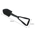 Carbon Steel Army Military Three Folding Spade Shovel Camping Metal Portable Survival Trowel Garden Outdoor Tool High Quality