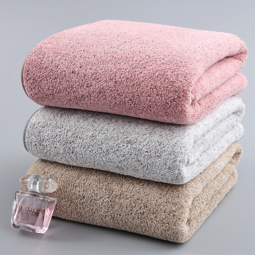 Quick-drying Bath Towel Beach Towel 140*70cm Increase Thickening Polyester Velvet Coral Velvet Absorbent Home Hotel Large Towel