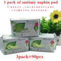 3Pack Hygienic Pad Feminine Hygienic Pad For Monthly Negative Ion Sanitary Napkin Pad Sanitary Towel Shu Ya Anion Sanitary Pad