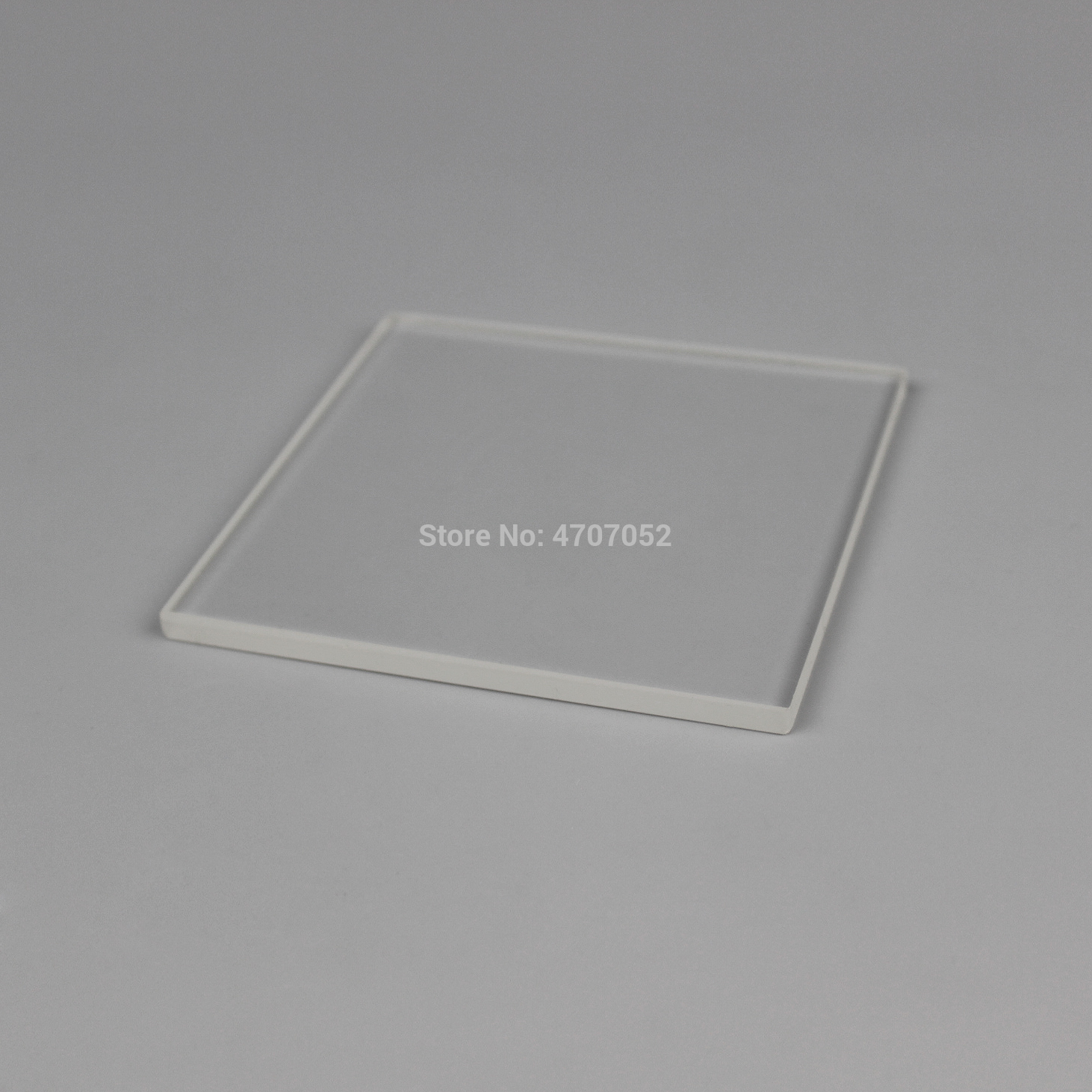 Transparent Heat Resistant 10mm*10mm*3mm Quartz Glass Square Plate