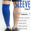 Professional Football Shin Guards Protector Soccer Honeycomb Compression Anti-crash Leg Calf Sleeves Running Leg Warmer